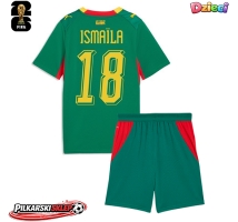 Senegal Ismaila Sarr #18 Koszulka Wyjazdowa dzieci MŚ 2026 Krótki Rękaw (+ krótkie spodenki)